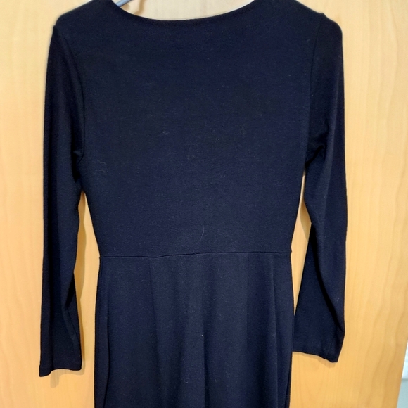 Elegant Club Monaco black long sleeve dress - Picture 2 of 3